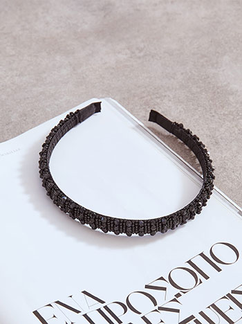 Celestino Στέκα μαλλιών με strass και χάντρες WT1018.A101+1