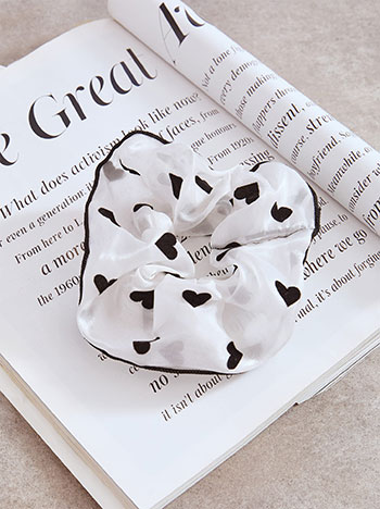 Celestino Λαστιχάκι μαλλιών ημιδιάφανο με καρδιές WT1018.A132+1