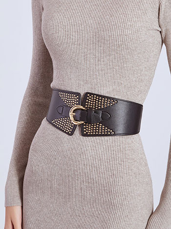 Ζώνη δερματίνης ελαστική με τρουκς WT1018.A136+1