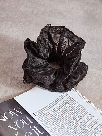 Celestino Λαστιχάκι μαλλιών με λεπτομέρειες δαντέλας WT1018.A191+1