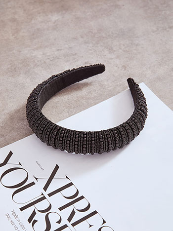 Στέκα μαλλιών με χάντρες WT1018.A282+1