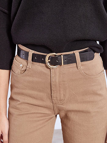 Celestino Ζώνη δερματίνης κροκό WT1018.A706+2