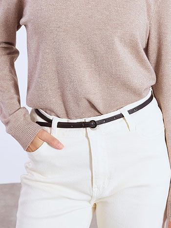 Ζώνη λεπτή δερματίνης WT1018.A739+2