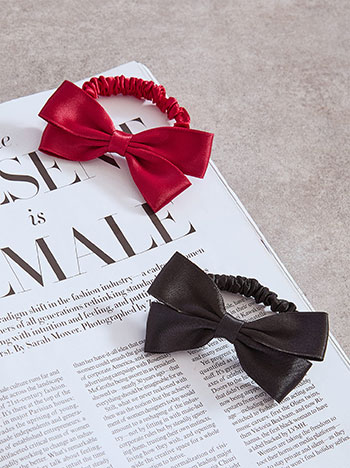 Celestino Σετ με 2 λαστιχάκια μαλλιών με φιόγκο WT1018.A949+2