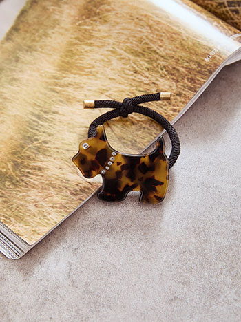 Celestino Λαστιχάκι μαλλιών σκυλάκι με strass WT1018.A983+1