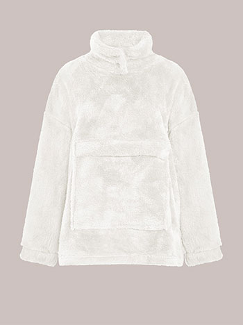 Μπλούζα χνουδωτή με τσέπες WT1019.4608+1 φωτογραφία