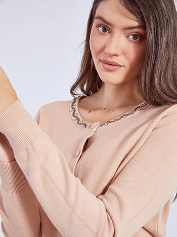 Ζακέτα πλεκτή με strass WT1019.9804+5 φωτογραφία