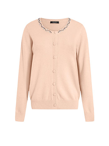 Ζακέτα πλεκτή με strass WT1019.9804+5 φωτογραφία