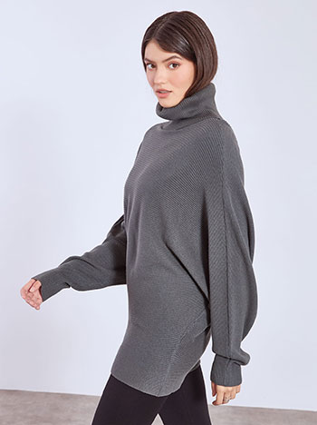 Ζιβάγκο ριπ με μανίκι νυχτερίδα WT1019.9809+1