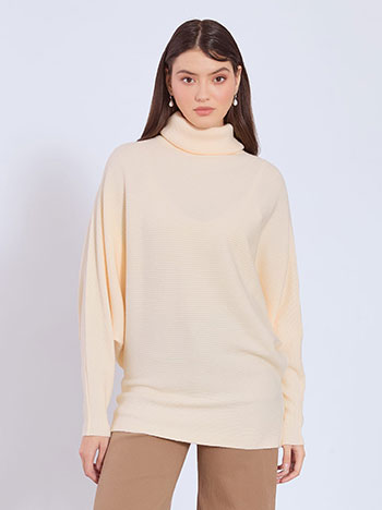 Ζιβάγκο ριπ με μανίκι νυχτερίδα WT1019.9809+2