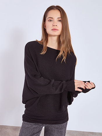 Πουλόβερ μακρύ ριπ WT1019.9912+6