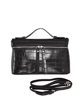 Τσαντάκι χιαστί κροκό λουστρίνι WT1019.A121+2 φωτογραφία