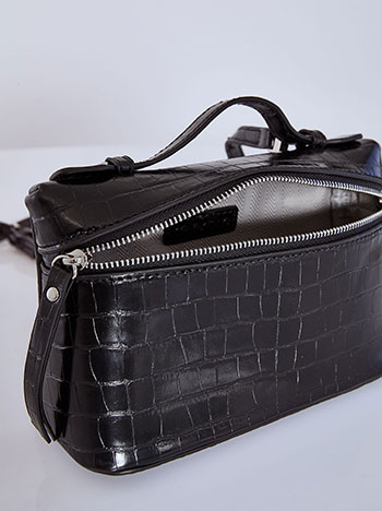 Τσαντάκι χιαστί κροκό λουστρίνι WT1019.A121+2 φωτογραφία