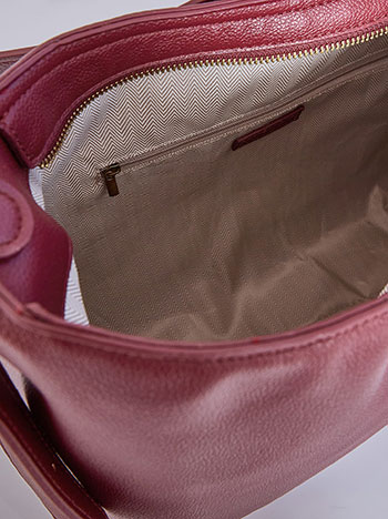 Τσάντα ώμου δερματίνης με αγκράφα WT1019.A217+4 φωτογραφία