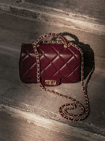 Τσαντάκι καπιτονέ με αλυσίδα ώμου WT1019.A237+2