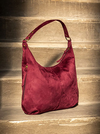 Τσάντα μονόχρωμη με σουέντ όψη WT1019.A668+4