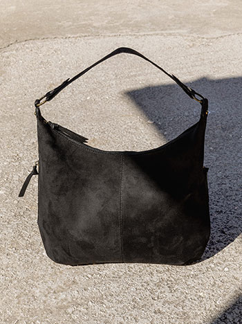 Τσάντα μονόχρωμη με σουέντ όψη WT1019.A668+3