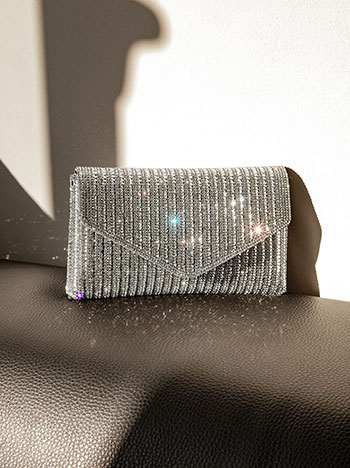 Τσαντάκι φάκελος με strass WT1019.A701+3
