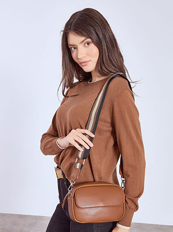 Τσαντάκι δερματίνης με εξωτερική τσέπη WT1019.A816+2 φωτογραφία