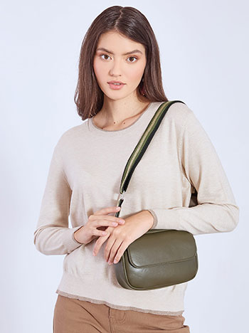 Τσαντάκι δερματίνης με εξωτερική τσέπη WT1019.A816+3 φωτογραφία