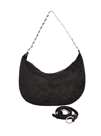 Τσάντα ώμου με σουέντ όψη WT1019.A821+2 φωτογραφία