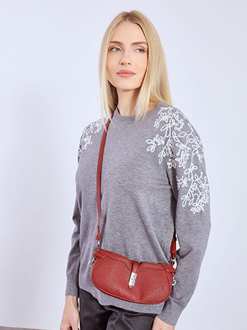 Τσαντάκι δερματίνης με κούμπωμα WT1019.A828+1 φωτογραφία