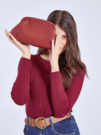 Celestino Τσάντα Clutch Ανάγλυφη Wt1019 A913+2 Τσάντες Φάκελοι Γυναικεία Ρούχα Μόδα