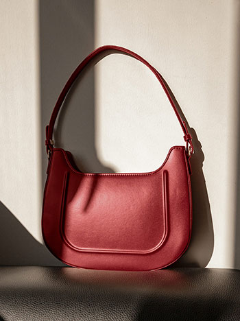 Τσάντα δερματίνης με ανάγλυφη λεπτομέρεια WT1019.A927+2