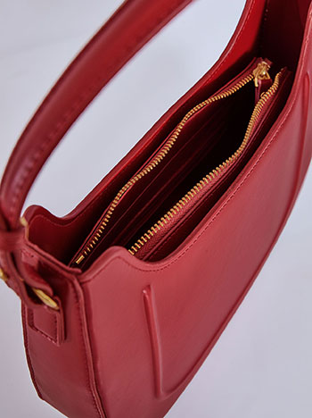 Τσάντα δερματίνης με ανάγλυφη λεπτομέρεια WT1019.A927+2 φωτογραφία