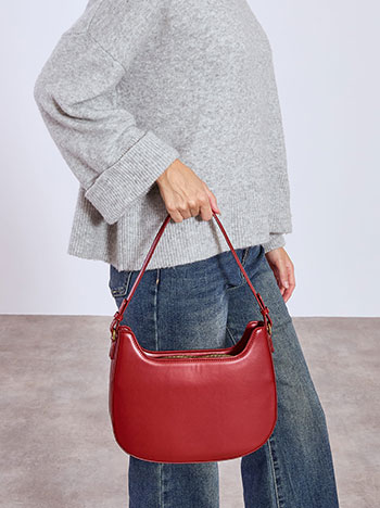 Τσάντα δερματίνης με ανάγλυφη λεπτομέρεια WT1019.A927+2 φωτογραφία