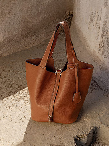 Τσάντα δερματίνης με εσωτερικό νεσεσέρ WT1019.A929+5