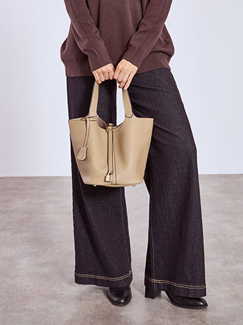 Τσάντα δερματίνης με εσωτερικό νεσεσέρ WT1019.A929+3 φωτογραφία