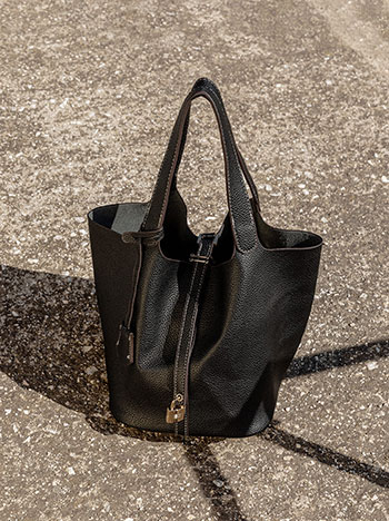 Τσάντα δερματίνης με εσωτερικό νεσεσέρ WT1019.A929+1