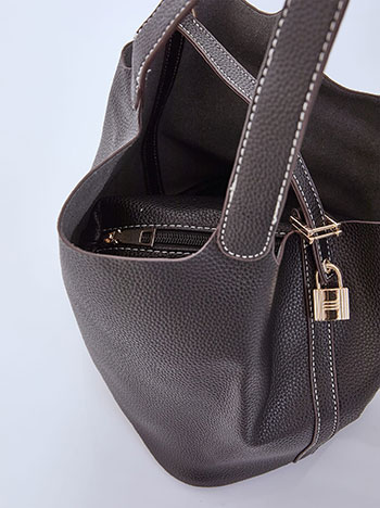 Τσάντα δερματίνης με εσωτερικό νεσεσέρ WT1019.A929+1 φωτογραφία