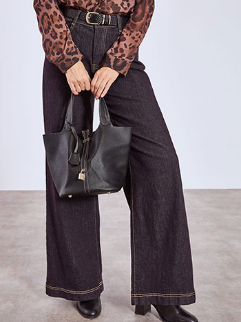 Τσάντα δερματίνης με εσωτερικό νεσεσέρ WT1019.A929+1 φωτογραφία