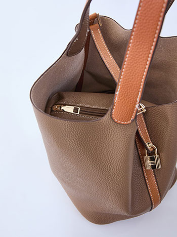 Τσάντα δερματίνης με εσωτερικό νεσεσέρ WT1019.A929+2 φωτογραφία