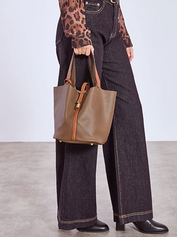 Τσάντα δερματίνης με εσωτερικό νεσεσέρ WT1019.A929+2 φωτογραφία