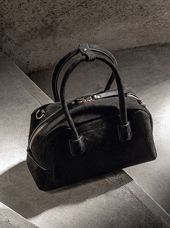 Τσάντα χειρός με σουέντ όψη WT1019.A937+2