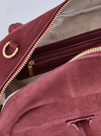 Τσάντα χειρός με σουέντ όψη WT1019.A937+3 φωτογραφία