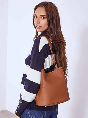 Τσάντα ώμου με διπλό λουρί WT1019.A945+4 φωτογραφία