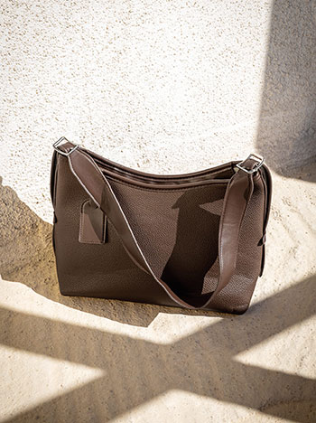 Τσάντα δερματίνης με αποσπώμενο πορτοφόλι WT1019.A946+1