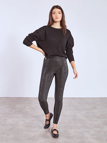 Κολάν με τύπωμα φίδι γυαλιστερό WT1037.1541+1