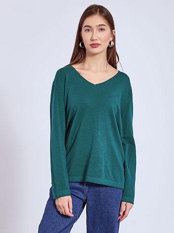 Celestino Πουλόβερ με αφινίριστες λεπτομέρειες WT1042.4320+11