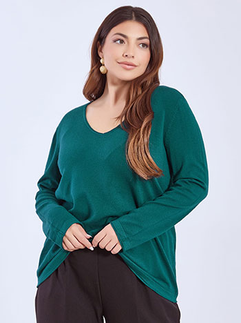 Πουλόβερ με αφινίριστες λεπτομέρειες WT1042.4320+11 φωτογραφία