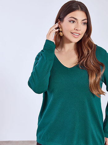 Πουλόβερ με αφινίριστες λεπτομέρειες WT1042.4320+11 φωτογραφία