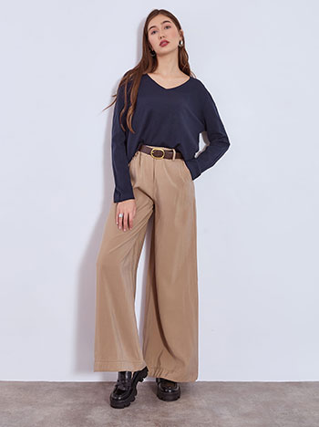 Πουλόβερ με αφινίριστες λεπτομέρειες WT1042.4320+12 φωτογραφία