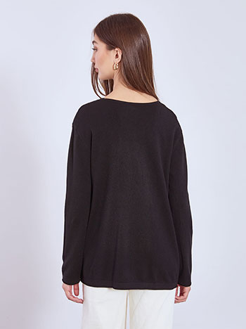 Πουλόβερ με αφινίριστο τελείωμα WT1042.4321+5 φωτογραφία