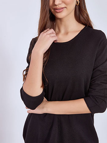 Πουλόβερ με αφινίριστο τελείωμα WT1042.4321+5 φωτογραφία