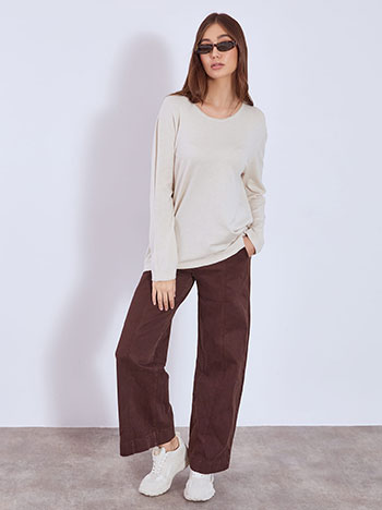 Πουλόβερ με αφινίριστο τελείωμα WT1042.4321+6 φωτογραφία