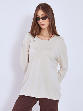 Celestino Πουλόβερ με αφινίριστο τελείωμα WT1042.4321+6